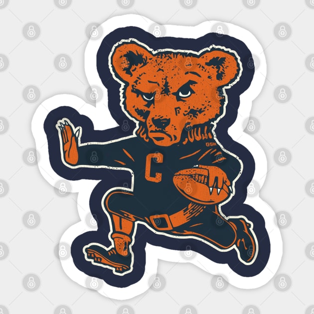 Chicago Mascot Dude Sticker by darklordpug